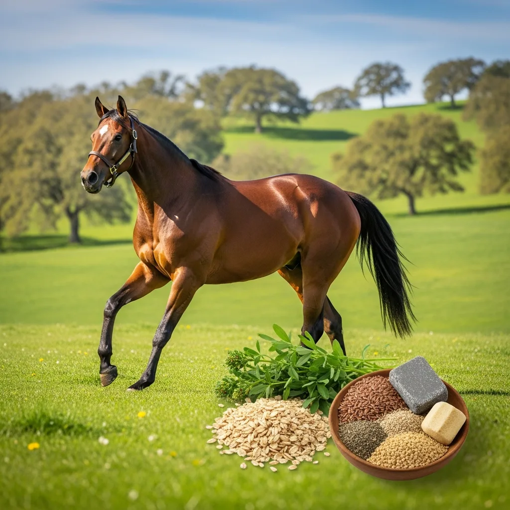 Equine performance and joint health premix for horses